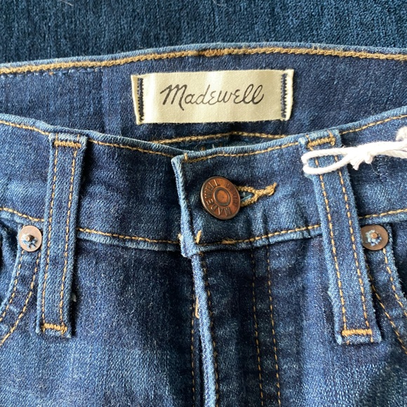 NWT Madewell 10” High Rise Skinny in Medium Dark Wash Women’s Size 23 - Picture 4 of 11